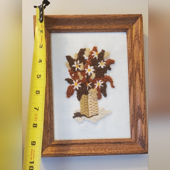 Vintage crewel embroidery - Picture 2 of 3